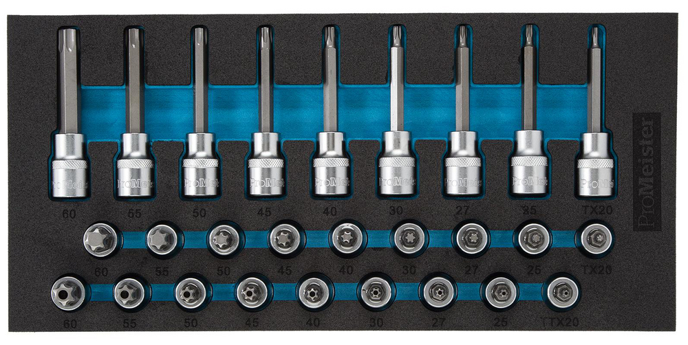 Eva ½" Pipebits Sett 27-Deler ProMeister