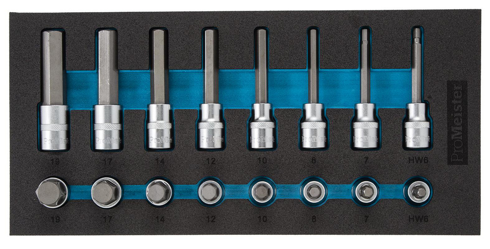 Eva ½" Pipebits Sett 16-Deler ProMeister